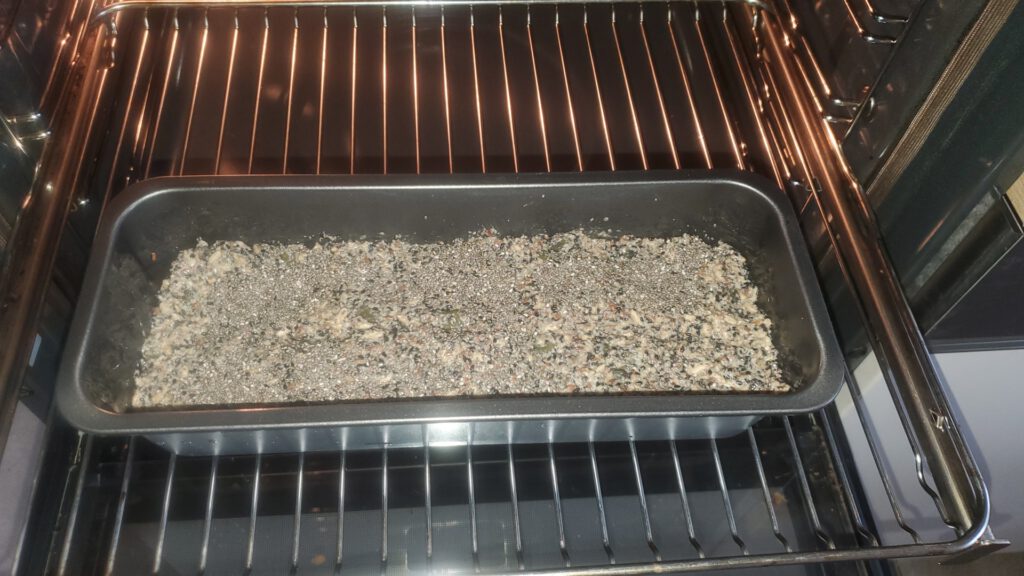 ... in den Backofen