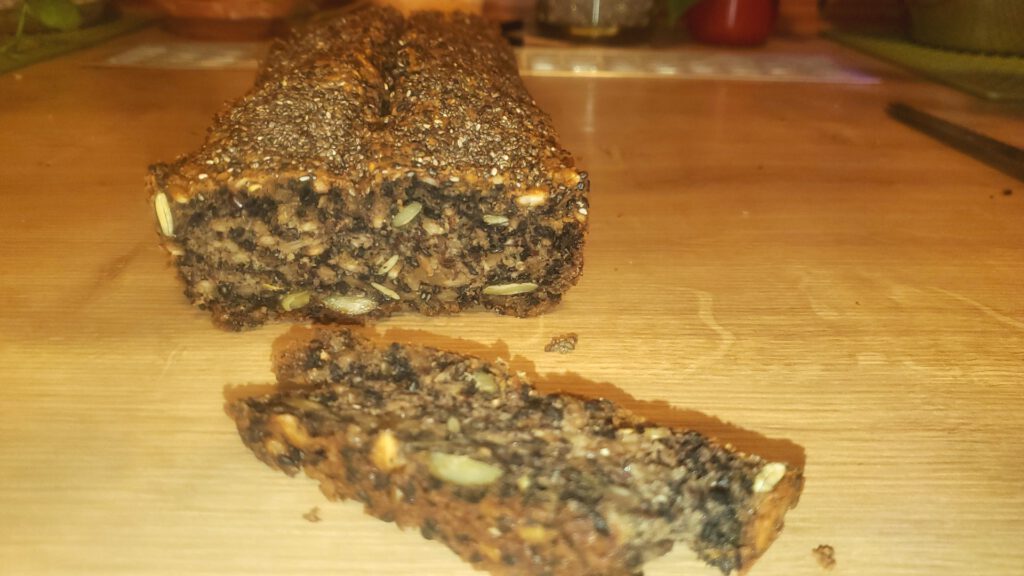 Das fertige Eiweissbrot
