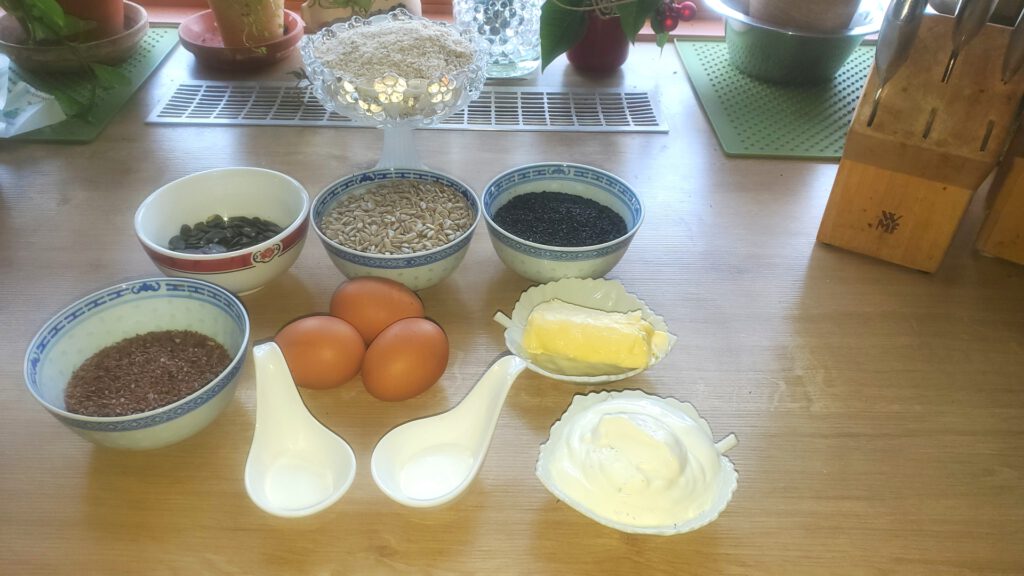 Eiweissbrot Dunkel Zutaten